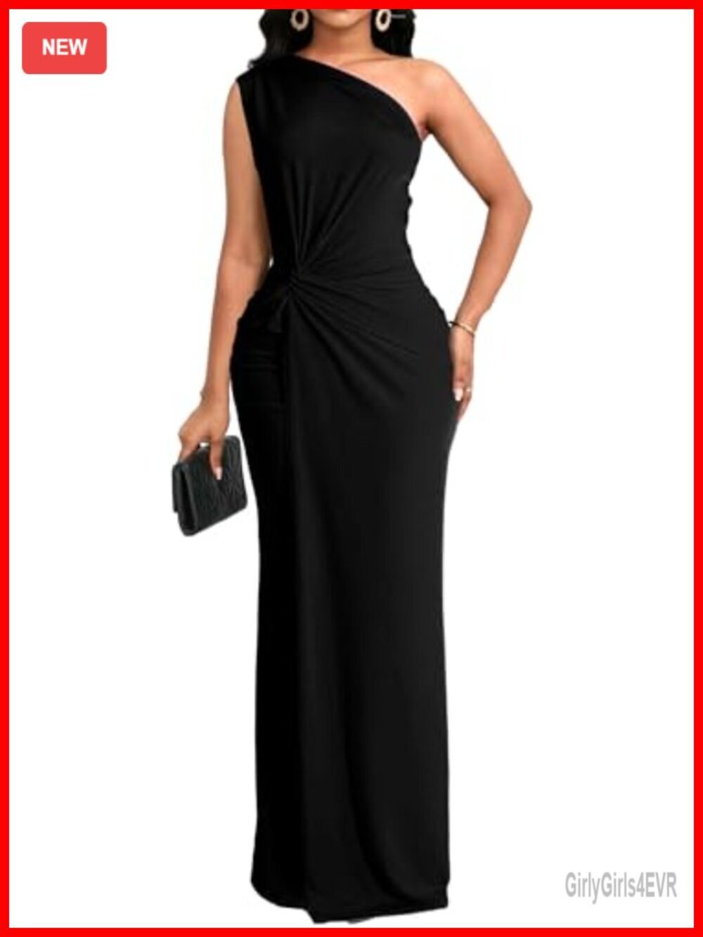 Sleeveless Bodycon Maxi Dress with Twist Waist for Evening Party